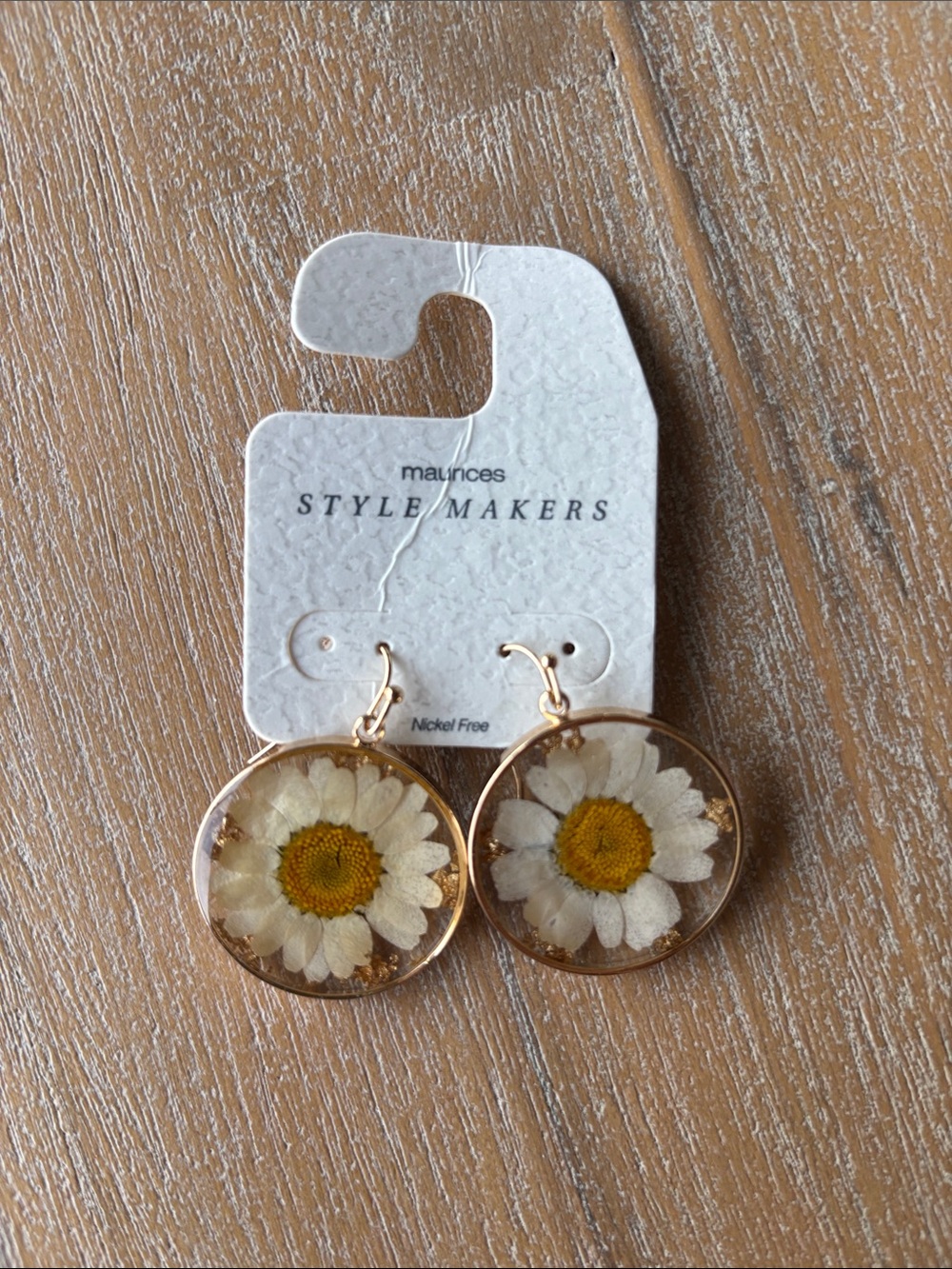 Maurices Daisy Encased Drop Earrings